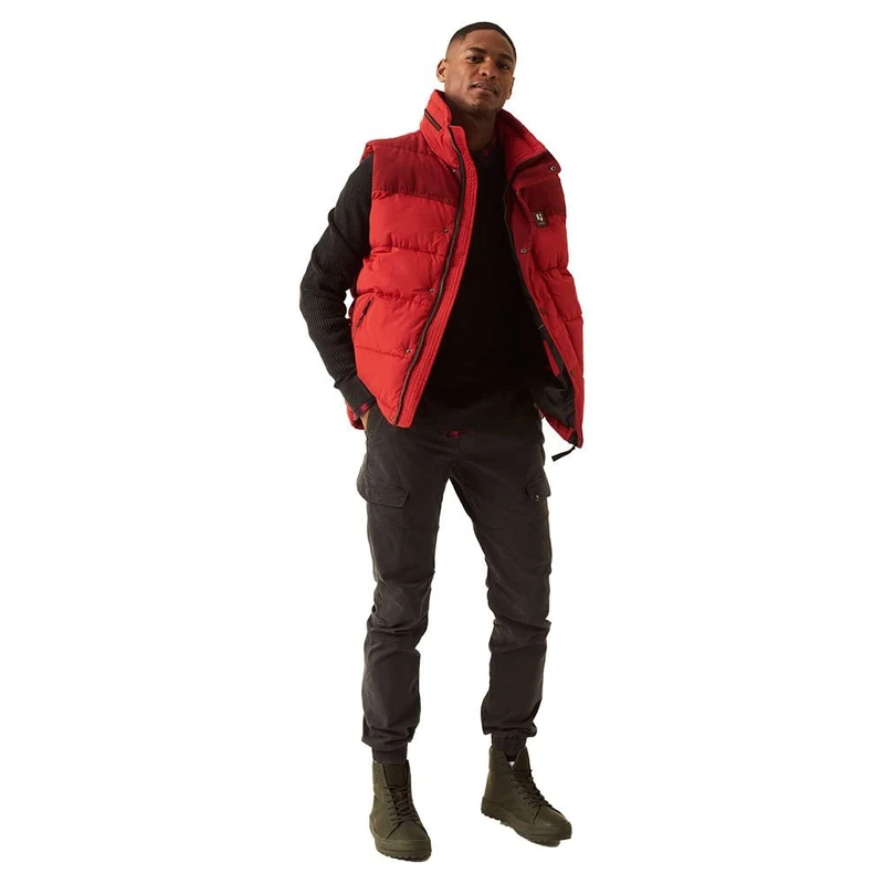 Garcia Men's GJ210909_Men's Outdoor Bodywarmer Jacket, Cadmium Red, S
