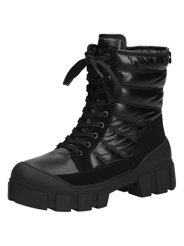 Caprice Women's Vegan Ankle Boots, Black (Black Comb), 37 EU