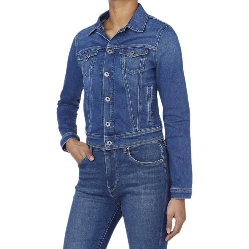 Pepe Jeans Women's CORE JACKET Jackets, 000DENIM (CQ5), XS