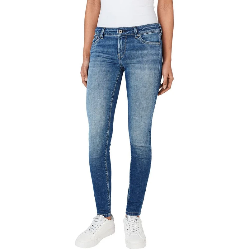 Pepe Jeans Women's Pixie Jeans, Blue (Denim-HN6), 31W / 30L