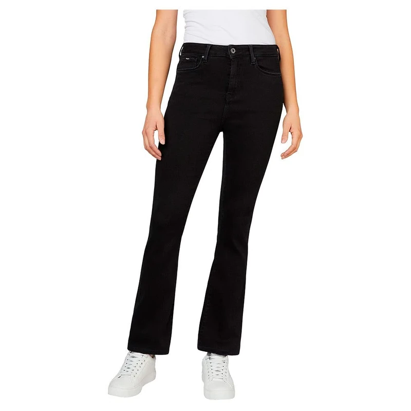 Pepe Jeans Women's Pixie Jeans, Black (Denim-XE7), 25W / 32L