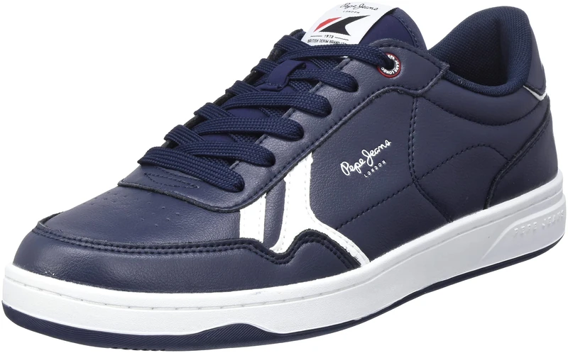 Pepe Jeans Men's KORE Britt M Sneaker, 595NAVY, 11 UK