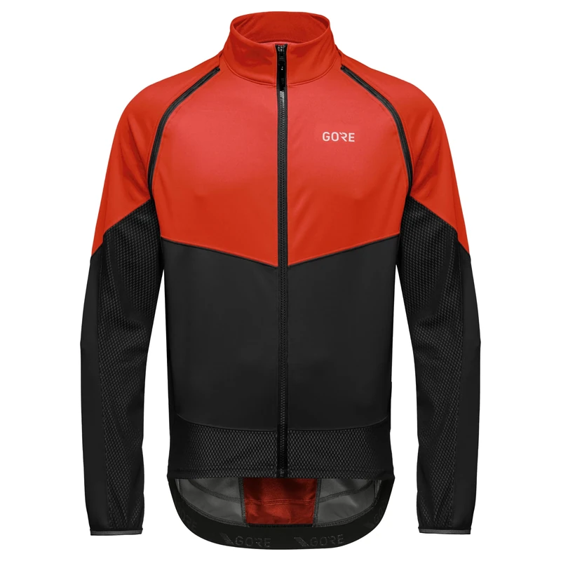 GORE WEAR Men's Cycling Jacket Phantom, GORE-TEX INFINIUM, Fireball/Black, M