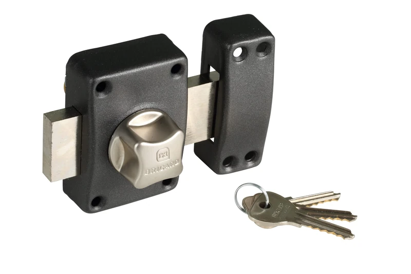 Bricard 1951N Alpha Lock with CYL End 40 mm Black