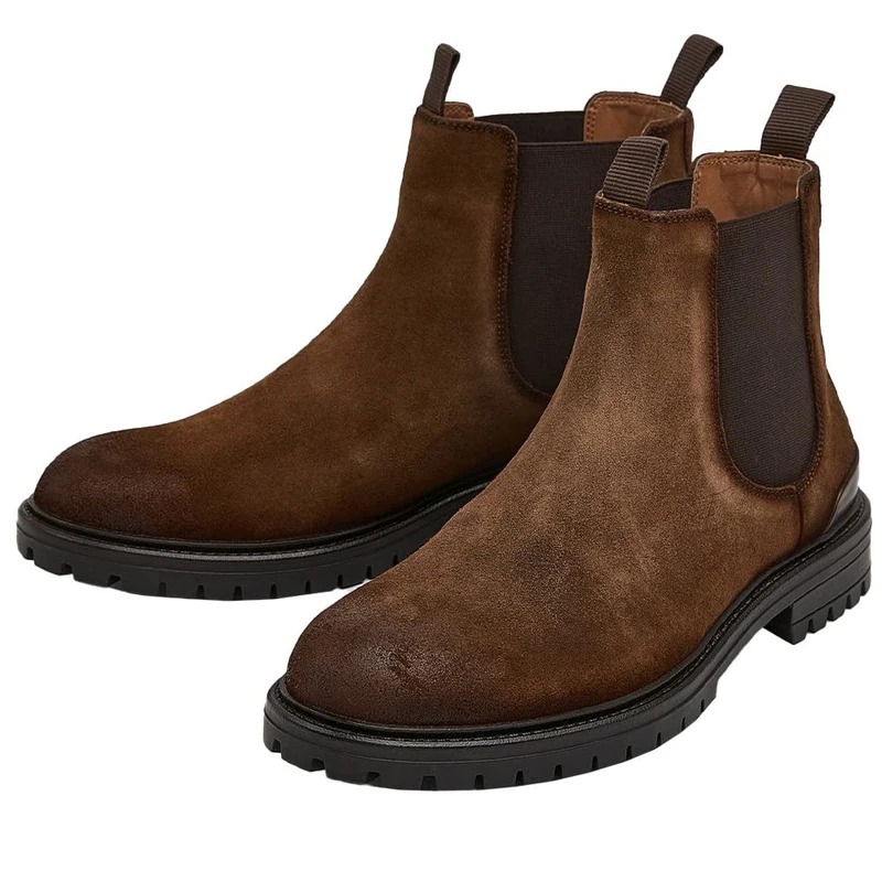 Pepe Jeans Men's Ned Chelsea Boots, 879cognac, 7 UK