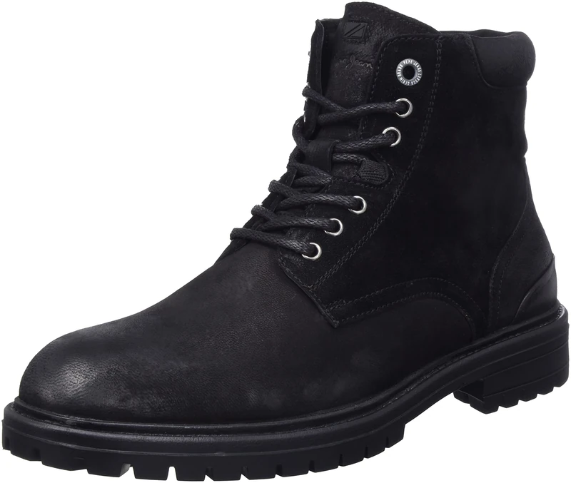 Pepe Jeans Men's Ned Antic Warm Boots, 999 Black, 40 EU