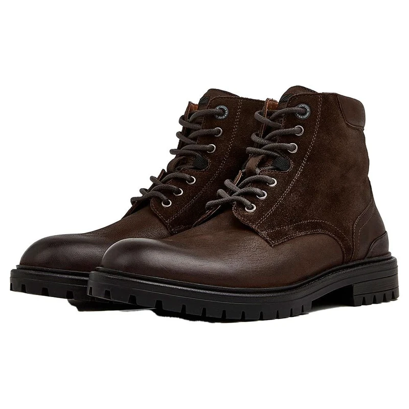Pepe Jeans Men's Ned Antic Warm Boots, 878brown, 7 UK