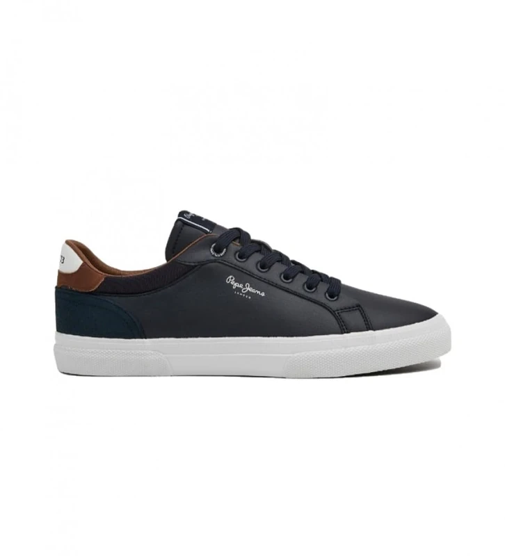 Pepe Jeans Men's Kenton Court M Sneak, Blue (Navy), 6