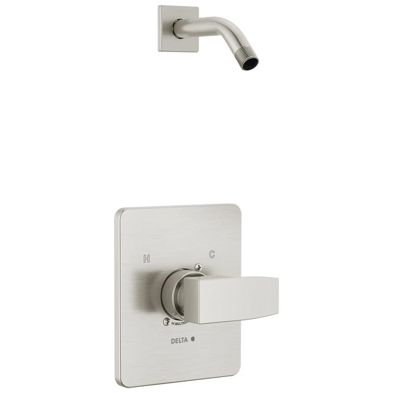 Delta T14267-LHD-PP Modern Shower Only Trim Package - Less Shower Head - Brilliance Stainless