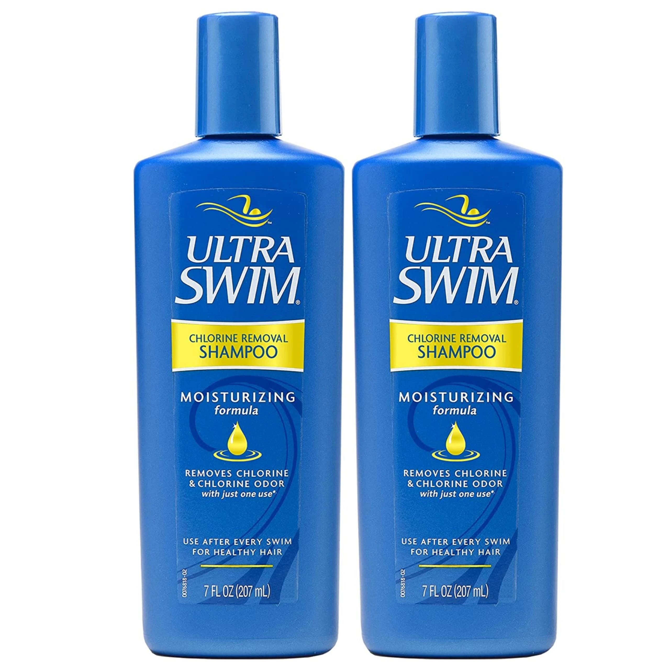 UltraSwim Chlorine Removal Shampoo 2-Pack. Moisturising Formula. Removes Chlorine and Chlorine Odour With Just One Use. 207 Millilitres