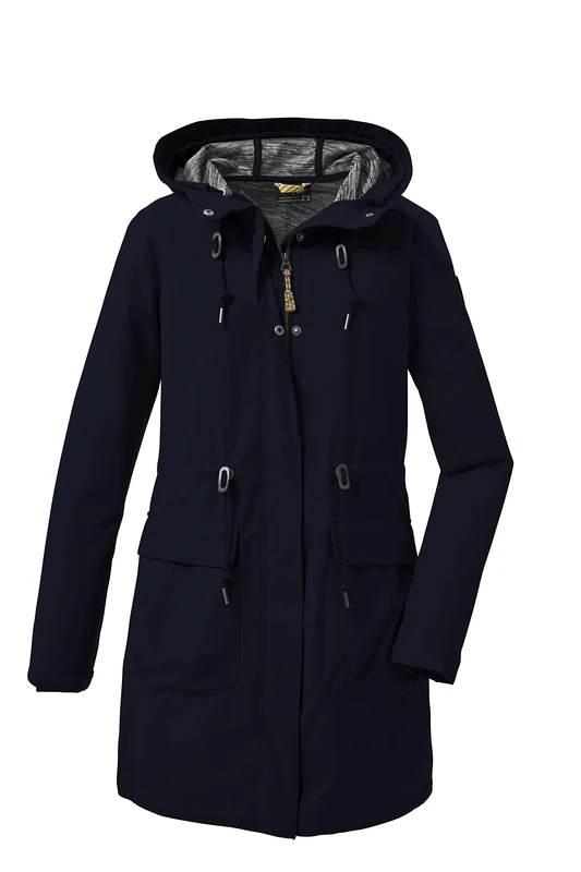 G.I.G.A. DX Women's Gs 99 Wmn Sftshll Prk Casual Softshell Parka with Hood, Dark Navy, 38