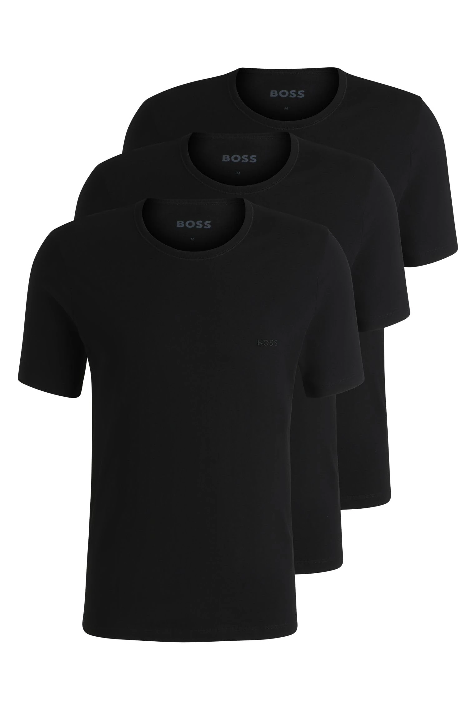 BOSS Men Pack Classic T-Shirt Black 001 X Small