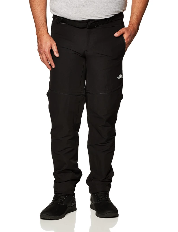 THE NORTH FACE Men's Lightning Convertible Trouser, TNF Black, 28