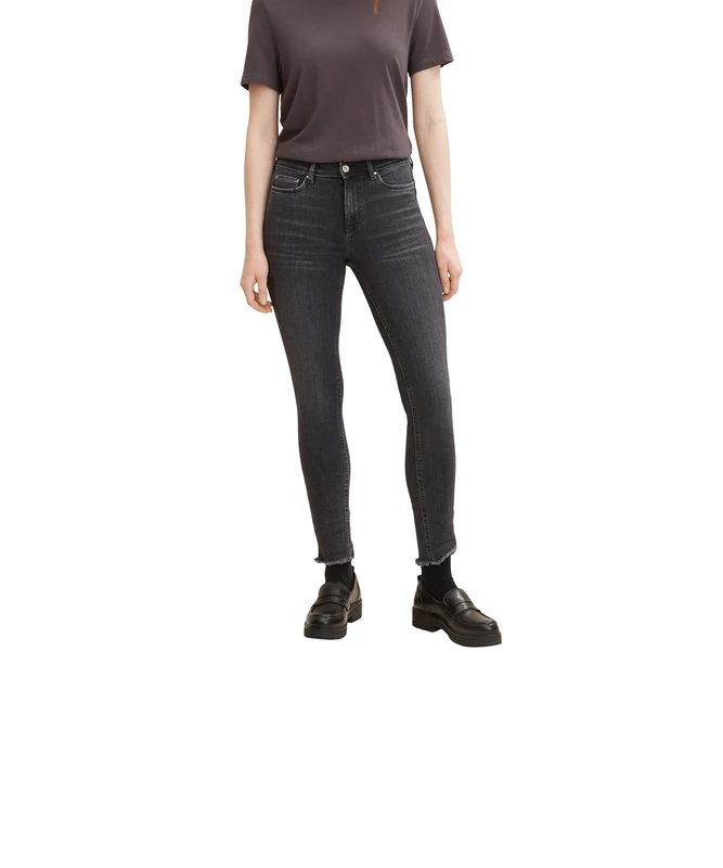 Tom Tailor Denim Women's 20622022 Jona Extra Skinny Jona Extra Skinny Jeans, 10219 - Used Mid Stone Grey Denim, 28