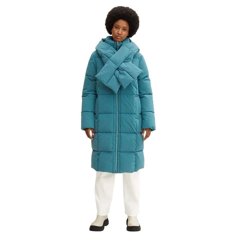 TOM TAILOR Women's 1032497 Jacket, 13222 Pastel Teal, S