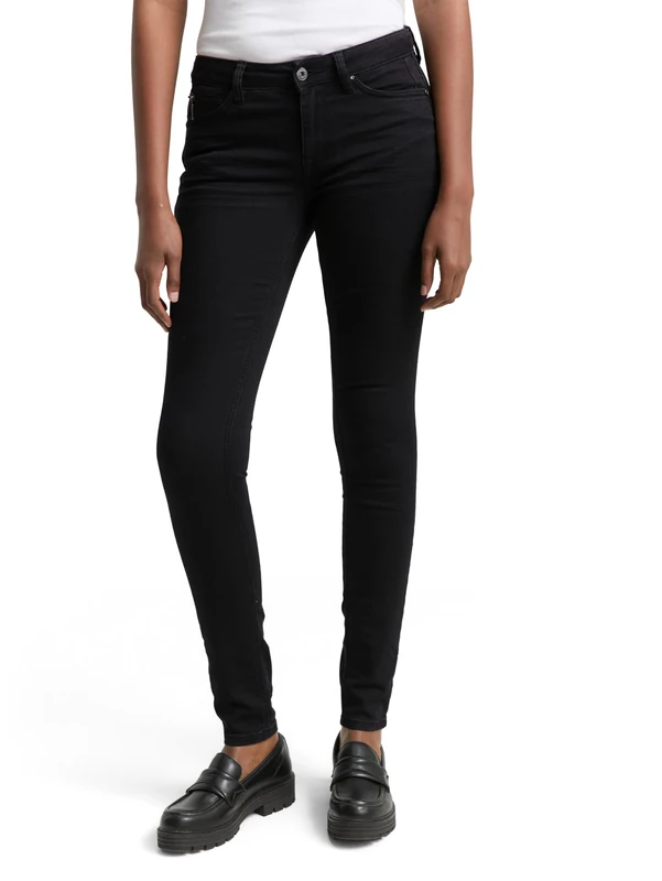 Tom Tailor Denim Women's 20622022 Jona Extra Skinny Jona Extra Skinny Jeans, 10244 - Clean Dark Stone Black Denim, 30W / 30L