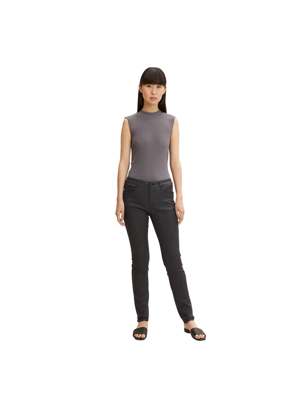 TOM TAILOR Ladies Jeans 202212 Alexa Skinny, 14482 - Deep Black, 28W / 30L