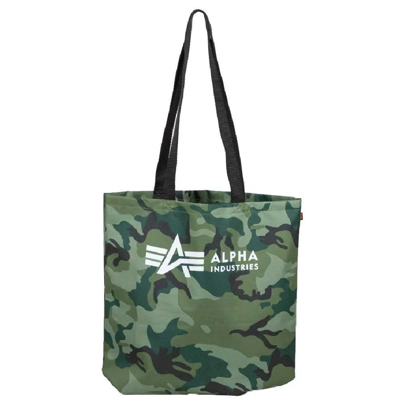 Alpha Industries Alpha Unisex Shopping Bag Olive Camo - Image 1