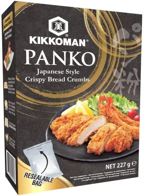Kikkoman Panko – Japanese style crispy breadcrumbs, 227g, (Pack of 12)
