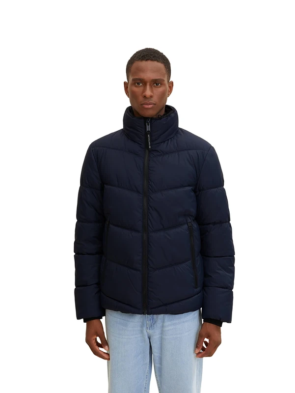 TOM TAILOR Men's 1034666 Jacket, 10668-Sky Captain Blue, S