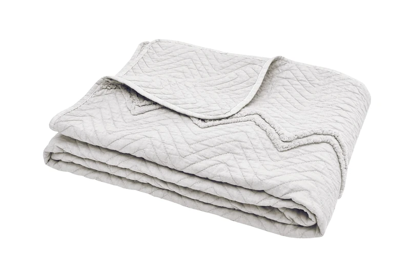 Sleepdown Zig Zag Tufted Throw Over Sofa Bed Super Soft Warm Cosy Luxury Blanket Bed - Natural - 200cm x 150cm,5056242894285