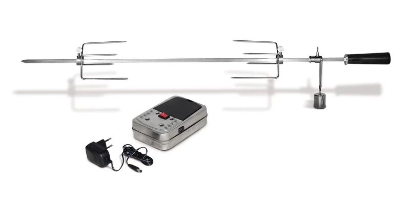 Enders stainless steel barbecue spit for Boston 6 barbecue spit Boston 6 silver