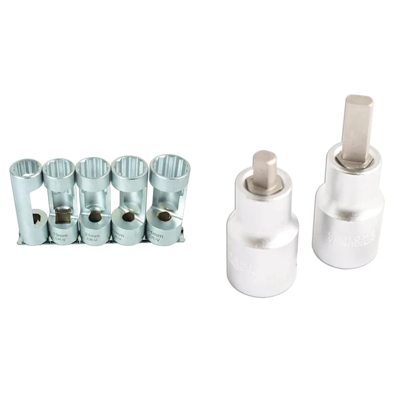 Laser 6496 Strut Nut Socket Set 5pc & Laser 3396 Strut Nut Tool 1/2" D 2pc