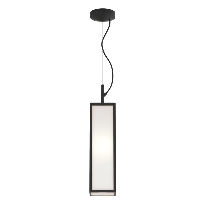 Astro Harvard Pendant Outdoor Pendant - IP44 Rated - (Textured Black), LED E27/ES Lamp, Designed in Britain - 1402013-3 Years Guarantee
