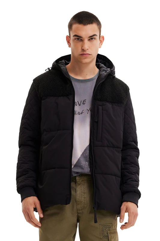 Desigual Men's CHAQ_Alberto, 2000 BLA, Black, S