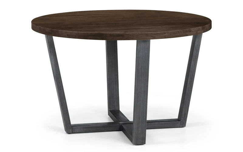 Julian Bowen Brooklyn Round Table, Dark Oak