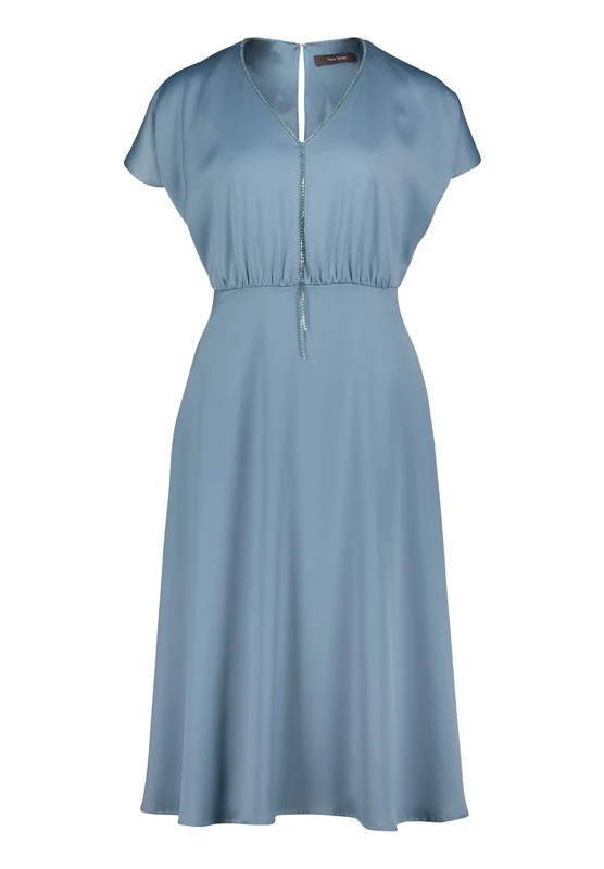 Vera Mont Women's 4631/4067 Dress, Bluish Grey, 10