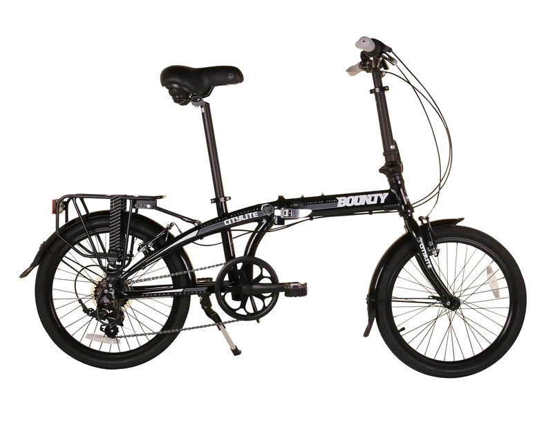 Bounty Citylite Folding Bike | Lightweight Aluminium Frame | 6 Speed Shimano Gears with Revo Shifters | ideal for Commuting | Folding Bike | Adult Bike