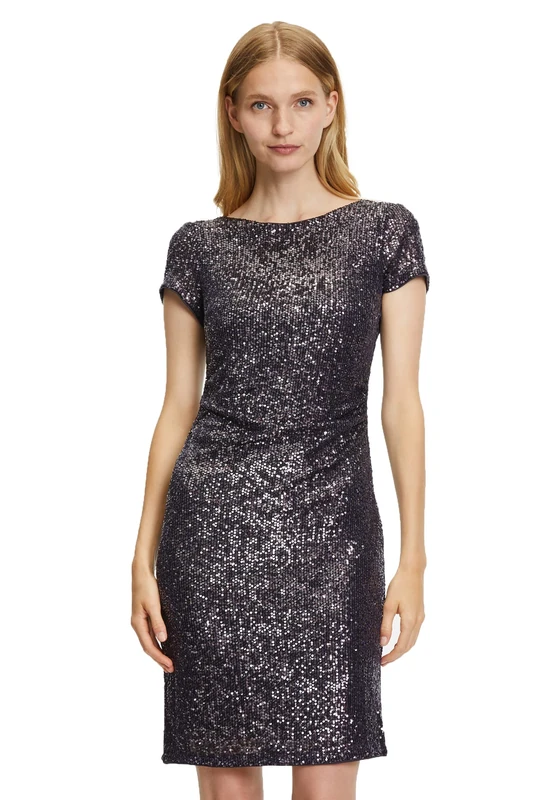 Vera Mont Vera Mont Women's 4625/4160 Dress, Purple/Purple, 18