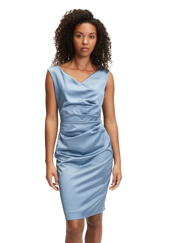Vera Mont Vera Mont Women's 0058/4822 Dress, Bluish Grey, 12