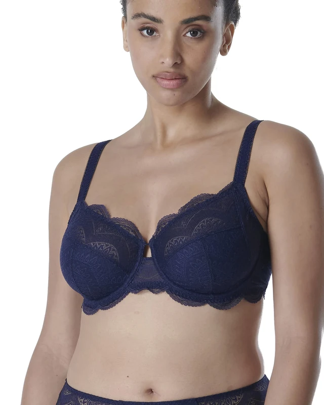 Simone Perele Women's Karma Full Cup Bra, Midnight, 32DD