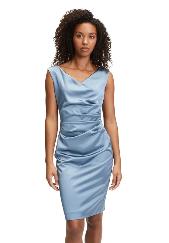 Vera Mont Vera Mont Women's 0058/4822 Dress, Bluish Grey, 20