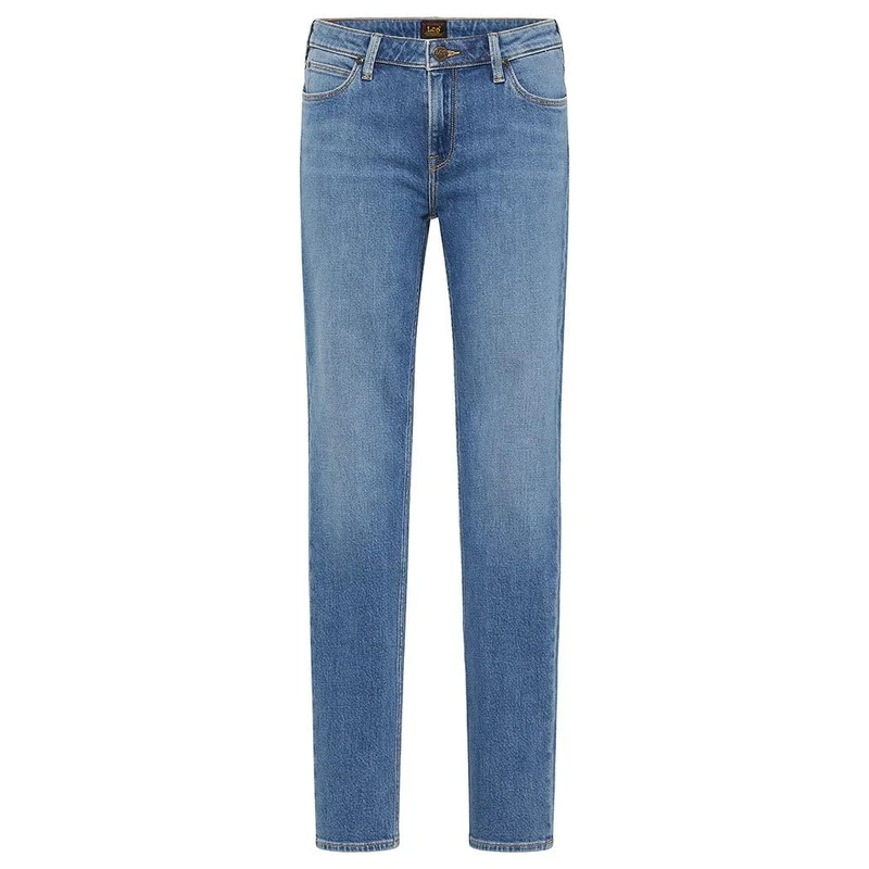 Lee Women's Elly Jeans, Weathered Mid, 26W x 31L