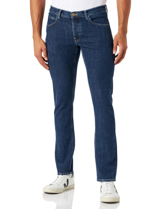 WHITELISTED Men's Luke Button Fly Jeans, Stone Esme, 36 W/32 L