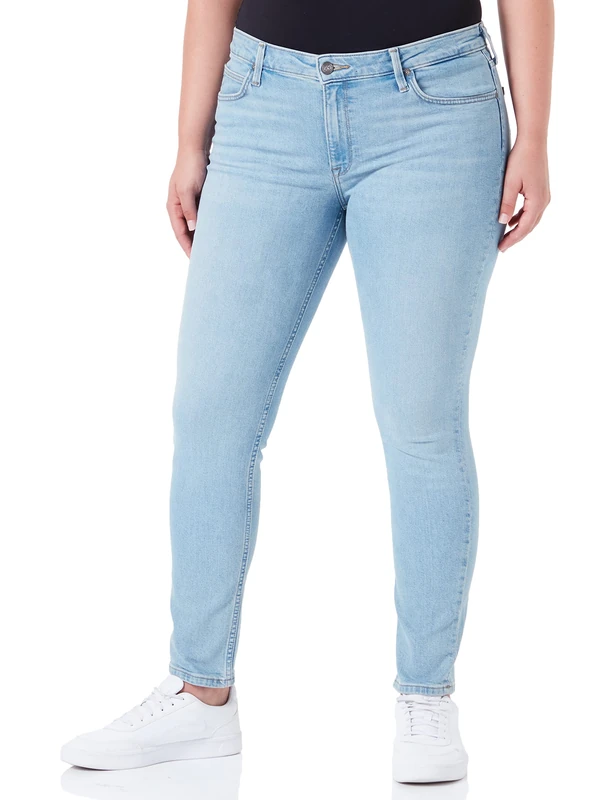 Lee Women's Scarlett Jeans, SUNBLEACH, 33W / 31L