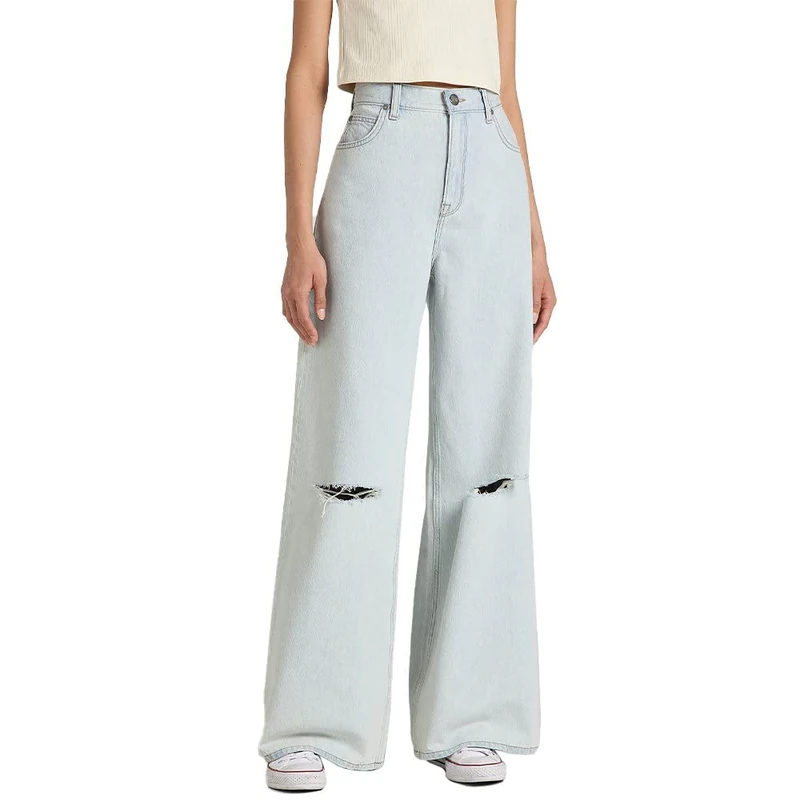 Lee Women's Drew Jeans, Destructed Off Flights, 31W x 31L