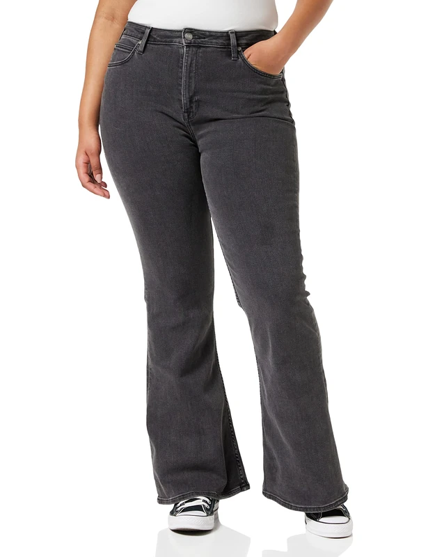 WHITELISTED Women's Breese Jeans, Black MID Stone, W31 / L33