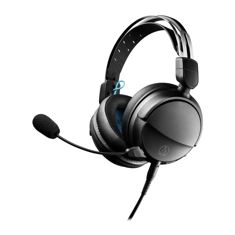 Audio-Technica ATH-GL3BK Closed-Back Lightweight Gaming Headset With Boom Mic (Black)