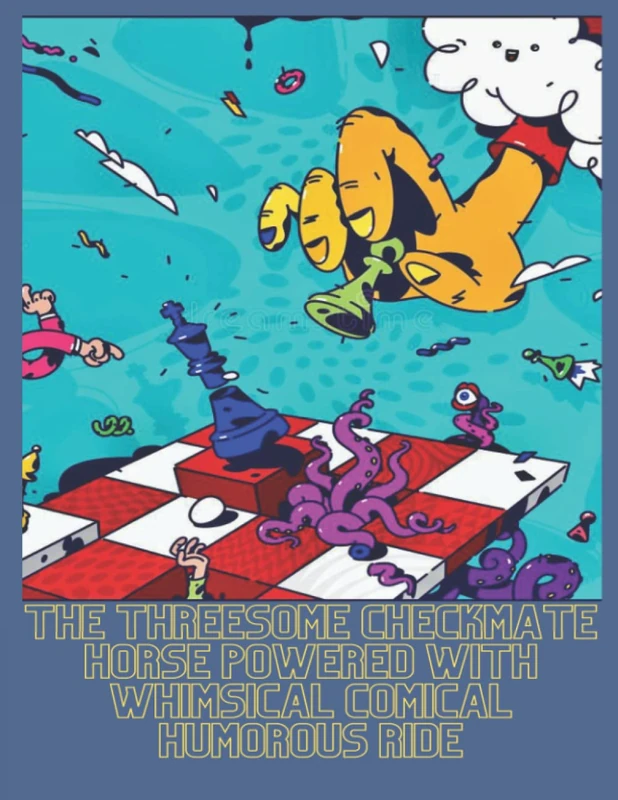 The Threesome Checkmate Horse Powered with Whimsical Comical Humorous Ride