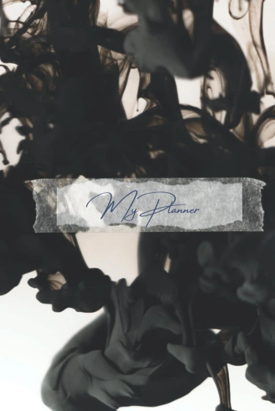 Stylish planner. Daily planner, 6 '' x 9 '', calendar