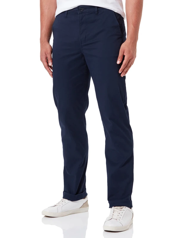 Lee Men's Regular Chino Deep Navy Pants, deep Navy, 28 W/32 L