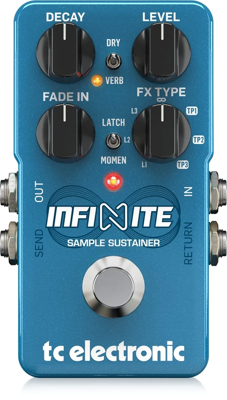 TC Electronic Sample Sustainer Effect Pedal INFINITE SAMPLE SUSTAINER, Compatible with PC and Mac