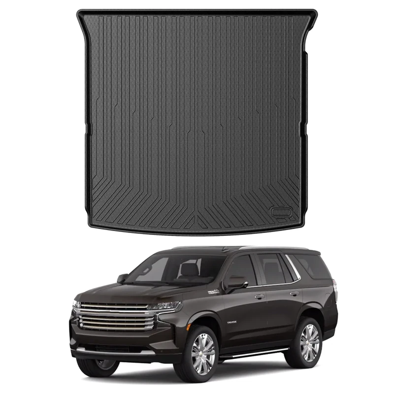 Mixsuper Custom Fit for Cargo Liner 2021-2023 Chevrolet Tahoe/GMC Yukon Behind The 2nd Row Seats All Weather Rear Cargo Trunk Floor Mat