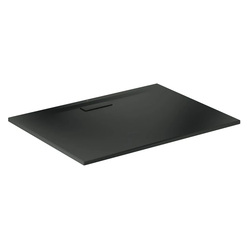 Ideal Standard Ultra Flat New Rectangular Shower Tray, 1200 x 900mm, T4483V3, Silk Black