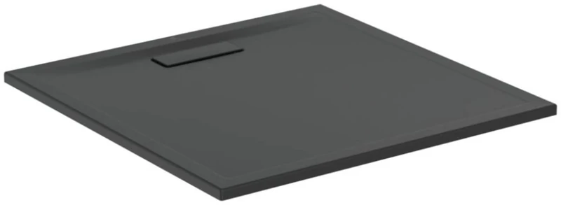 Ideal Standard Ultra Flat New Square Shower Tray, 900 x 900mm, T4467V3, Silk Black