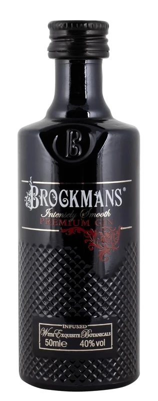 Brockmans Intensely Smooth Premium Gin 5cl | Crafted with Dark Berries and Noble Traditions 50 ml